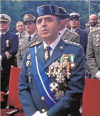  ?? EFE ?? El exgeneral de la Guardia Civil Enrique Rodríguez Galindo