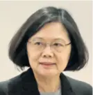  ??  ?? Tsai Ing-wen