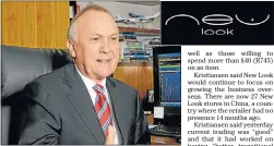  ??  ?? RETAIL MOGUL: South African businessma­n Christo Wiese has increased his presence in the British retail industry