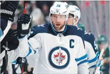  ?? THE CANADIAN PRESS FILE PHOTO ?? The Jets have signed Blake Wheeler to a five-year contract extension worth US$41.25 million, with an average annual value of $8.25 million.