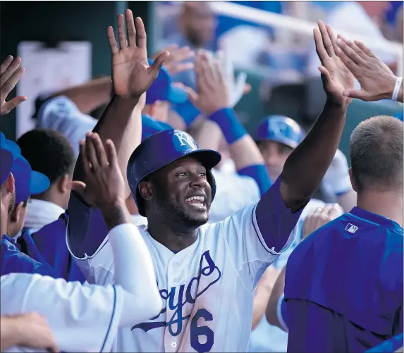  ?? — GETTY IMAGES FILES ?? Lorenzo Cain of the Kansas City Royals is one of several Royals destined to start for the AL in the all-star game courtesy of online ballot stuffing on the part of K.C. fans. There are people who are mad at fans for making a mockery out of the game.