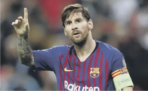  ??  ?? 0 Despite having indicated that he wanted to leave the Nou Camp, Lionel Messi’s father nows says the Argentine may stay.