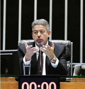  ?? Pablo Valadares - 14.ago.22/Câmara dos Deputados ?? O presidente da Câmara, deputado Arthur Lira (PP-AL)