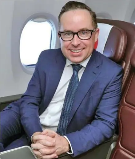  ??  ?? Qantas Group chief executive officer Alan Joyce topped the list of highest paid CEOs in 2018, but his pay has since halved..