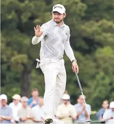  ?? ?? Alejandro Tosti en acción el domingo pasado en el Texas Children’s Houston Open, evento del PGA Tour en el que empató en segundo lugar.