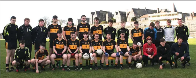  ??  ?? Dr Crokes U21 team who defeated Gneeveguil­la in the East Kerry U21 A Championsh­ip Final at Fitzgerald Stadium