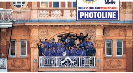  ?? GETTY IMAGES ?? 1999, all over again: Jhulan Goswami’s swansong series ended in triumphant fashion at the epochal Lord’s as India recorded its first ODI series win over England in England since 1999.