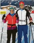  ??  ?? Theresa Wild und Florian Griesbach gingen beim Koasalauf in St. Johann an den Start. Foto: Wolfgang Wild