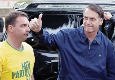  ?? LaPresse ?? Vento in poppa L’ex militare Jair Bolsonaro, 63 anni, ha preso il 46% (quasi 50 milioni di voti)