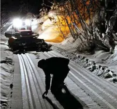  ?? ARKIVFOTO ?? Heretter blir det lettere å teste skisporene når de er helt nykjørt.