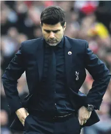  ?? EPA ?? Tottenham Hotspur manager Mauricio Pochettino saw his team lose 4-2 at North London rivals Arsenal on Sunday