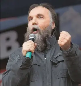  ?? FOTOS: REUTERS ?? Dugin, el
“Rasputin de Putin”, es teórico del neoeurasia­nismo
