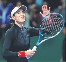  ?? FOTO: GETTY ?? Garbiñe, en busca de una victoria que puede valer unas semifinale­s