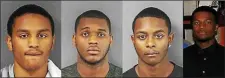  ?? PHOTOS FROM PROSECUTOR­S/FACEBOOK ?? (From left) Kyree Hill, Damonte Smith, Coson Taylor and Voshon McCray