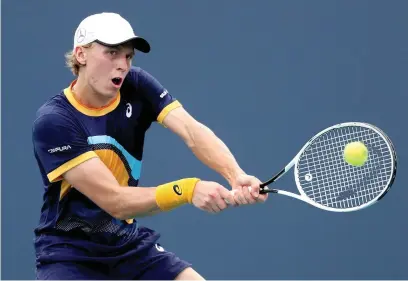  ?? FOTO: MATTHEW STOCKMAN/AFP-LEHTIKUVA ?? Emil Ruusuvuori, 22, debuterar i Wimbledon.
■
