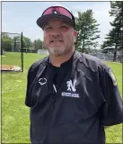  ?? MEDIANEWS GROUP FILE/ JEFF STOVER — MEDIANEWS GROUP ?? Ernie Quatrani, left, and Brad Kirby were inducted into the Pennsylvan­ia American Legion Baseball Hall of Fame.