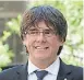  ??  ?? Carles Puigdemont Jefe de Gobierno catalán