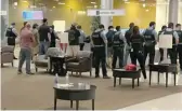  ?? PROVIDED PHOTO ?? Chicago police officers turn their backs to thenMayor Lori Lightfoot in August 2021 at University of Chicago Medical Center.