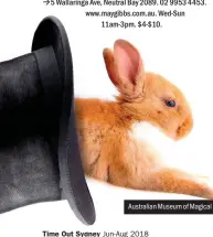  ??  ?? Australian Museum of Magical Arts