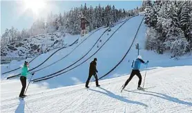 ?? KK ?? Winterspor­t ohne Trubel: Langlaufen in der Villacher Alpen Arena