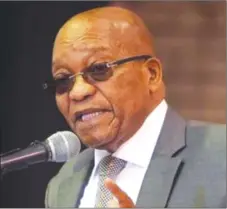  ??  ?? Jacob Zuma