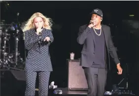  ??  ?? Beyonce and Jay-Z