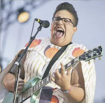  ?? Brian van der Brug Los Angeles Times ?? BRITTANY HOWARD and her band the Alabama Shakes will be part of the Arroyo Seco Weekend lineup.