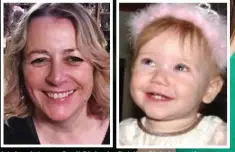  ??  ?? Main picture: Carli Pirie Left: Miss Pirie’s mother Tracey Right: Her daughter Olivia