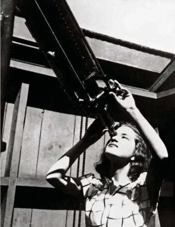  ?? (EMILIO SEGRE VISUAL ARCHIVES/AMERICAN INSTITUTE OF PHYSICS/SCIENCE PHOTO LIBRARY) ?? Vera Rubin, astronome diplômée de l’Université de Georgetown, a su voir les choses importante­s dans l’Univers.