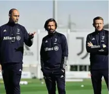  ?? ?? L’ultima stagione bianconera, da vice di Andrea Pirlo insieme con Baronio