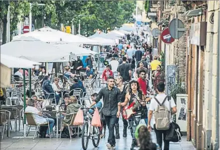  ?? XAVIER CERVERA /ARCHIVO ?? La calle forma parte de la treintena de regulacion­es singulares que están al margen de la ordenanza