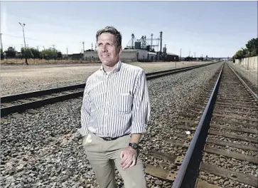  ?? Photograph­s by Rich Pedroncell­i Associated Press ?? JEFF MORALES, CEO of the California High-Speed Rail Authority, shown in 2013, will resign in June. His departure will follow those of the senior deputy officer, chief administra­tor and computer systems director.