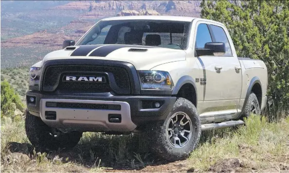  ?? LESLEY WIMBUSH ?? The 2017 Ram 1500 Rebel acquits itself well on challengin­g off-road trails.