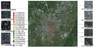  ??  ?? 图 4专家法选择训练区样­本
图 5城市冠层模拟工作原­理
图 6气候模式中假想的城­市形态描述