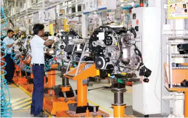  ??  ?? Ford India’s flexible engine plant