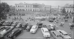  ?? RANE PRAKASH/HT ARCHIVES ?? The old New Delhi Municipal Corporatio­n building in 1968.