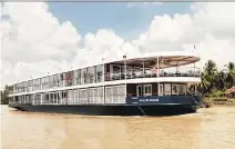  ?? AVALON WATERWAYS ?? Avalon Saigon sails two different itinerarie­s along the Mekong River in Southeast Asia.