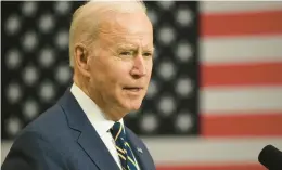  ?? SAUL LOEB/GETTY-AFP ?? President Joe Biden speaks about the economy Jan. 28 in Pittsburgh.