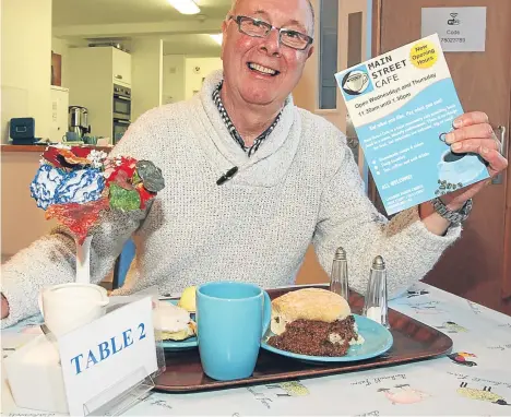  ??  ?? A COMMUNITY initiative for people struggling to afford food hopes to expand this year following the appointmen­t of a full-time manager.
The motto of the Main Street Cafe in Coldside Church on the Hilltown is ‘Eat what you like, pay what you can’.
The...