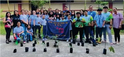  ?? FACEBOOK PHOTO/ DEPARTMENT OF EDUCATION ?? DepEd fosters care for the environmen­t as shown in its ‘DepEd’s 236,000 Trees – A Christmas Gift for the Children’ program participat­ed by 47,678 public schools nationwide on Dec. 6, 2023.