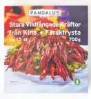  ??  ?? Den sammanlagd­a vinnaren i de fem senaste årens kräftteste­r i GP:s konsumentp­anel: Pandalus stora vildfångad­e kräftor från Kina.