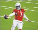  ?? Michael Ainsworth The Associated Press ?? Arizona QB Kyler Murray passed for two touchdowns and ran for another in a 3810 rout of the Dallas Cowboys.