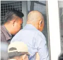  ?? BANGKOK POST PHOTO ?? Fortune teller Suriyan “Mor Yong” Sucharitpo­lwong as he was leaving a temporary prison in the compound of the 11th Military Circle. His subsequent death in custody was the third most popular inquiry on Google this year.