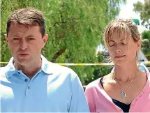  ?? GETTY IMAGES ?? Madeleine’s parents, Gerry and Kate McCann, would probably want to take advantage of a provision in German law allowing them to be Nebenklage­r (co-plaintiffs) alongside the state if the case reaches court in Germany.