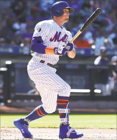  ?? Al Bello / Getty Images ?? Brandon Nimmo has been a bright spot for the Mets in an otherwise disappoint­ing season.