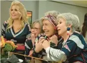  ?? PARAMOUNT PICTURES ?? Jane Fonda, from left, Sally Field, Lily Tomlin and Rita Moreno star in “80 for Brady.”