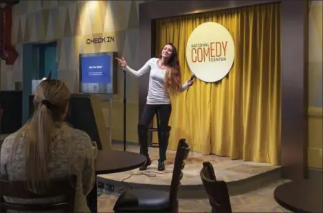  ?? SUBMITTED ?? Instead of lyrics, Comedy Karaoke offers a favored comic’s monologue for visitors to try stand-up.