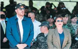  ?? FOTO: EMILIO FLORES ?? La presidenta Xiomara Castro brindó un discurso durante el evento que reunió a integrante­s de 17 Fuerzas Armadas de América.