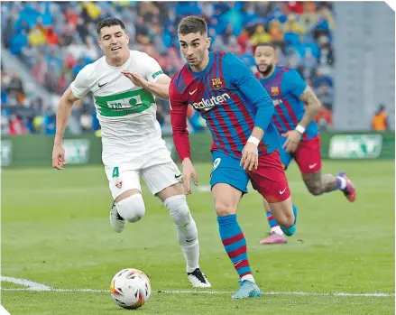  ?? ?? Ferran Torres entró de cambio y anotó el gol que despejó el camino en el Martínez Valero.