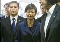  ?? AP FILE ?? Ousted South Korean President Park Geun-hye was sentenced to 24 years in prison in 2018 for bribery and abuse of power. She was later pardoned in 2021 by President Moon Jae-in.